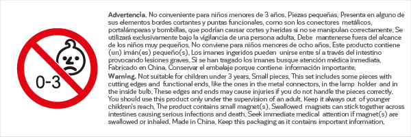 Advertencia experimentos e imanes